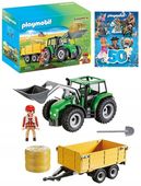 PLAYMOBIL COUNTRY 9317 WIELKI TRAKTOR Z PRZYCZEPĄ