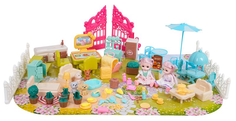 Mega Domek Dla Lalek + Akcesoria zdjęcie 8