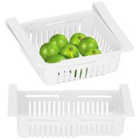 Pojemnik do lodówki wielofunkcyjny wkład, organizer biały