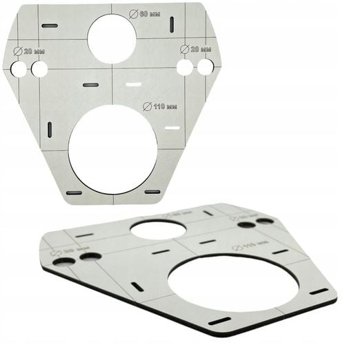 Szablon wzornk znacznik otworów stelaż geberit WC GEBERIT SENDI na Arena.pl