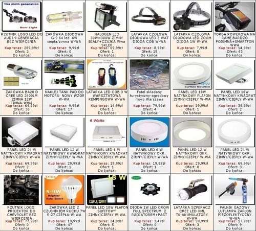 Dioda Cob Moduł Led 30 W Zimna +Pasta Termo. W-Wa na Arena.pl