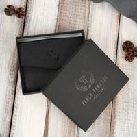 portfel damski mały czarny ze skóry naturalnej saffiano