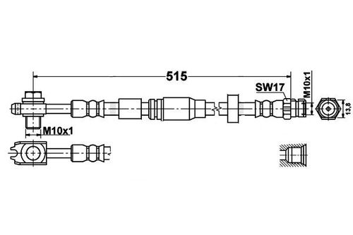 Seat Mii Zestaw Przewodów Hamulcowych Elastycznych Gumowych na Arena.pl