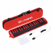 Melodyka harmonijka 37 klawiszowa Thomann 37 Pro 52 cm Pokrowiec Czerwona