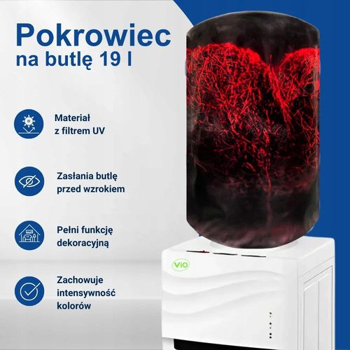 Pokrowiec na Butlę 18,9 litrów - ViO BC08 - Serce na Arena.pl
