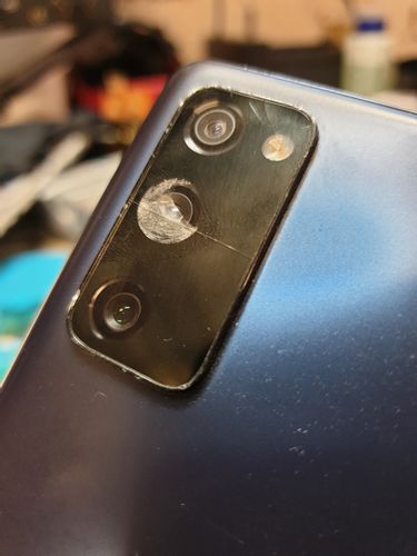 Samsung Galaxy S20 FE G780f ORYGINALNA SZYBKA KAMERY SZYBA OCZKO Pomarańczowy na Arena.pl