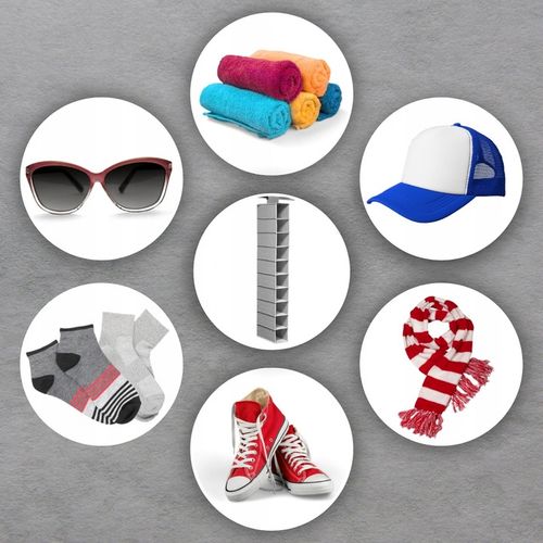 ORGANIZER WISZĄCY DO SZAFY WIESZAK 10 PÓŁEK REGAŁ na Arena.pl