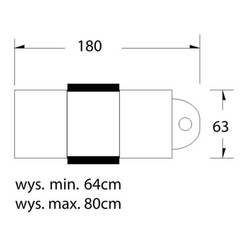 Fotel kosmetyczny hydrauliczny Basic 210 biały na Arena.pl
