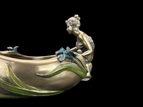 SECESYJNA WAZA Z SIEDZĄCĄ LADY VERONESE AN10023V4 na Arena.pl