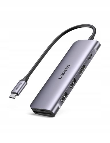 ADAPTER 6W1 UGREEN HUB USB-C DO USB, HDMI, SD 100W na Arena.pl
