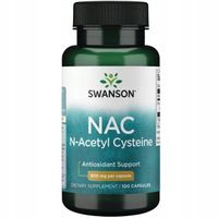 SWANSON NAC N-Acetyl Cysteine 600mg 100k ANTYOKSYDANT PREKURSOR GLUTATIONU