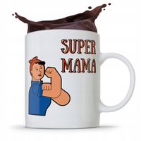 Kubek Prezent Urodzinowy Dla Super Mamy Matki Z Nadrukiem Ze Zdjęciem