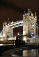 100 70CM OBRAZ PŁÓTNO FONTANNA TOWER BRIDGE PŁÓTNO RAMA