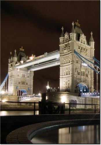 100 70CM OBRAZ PŁÓTNO FONTANNA TOWER BRIDGE PŁÓTNO RAMA na Arena.pl