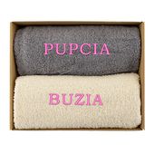 Ręczniki Buzia Pupcia Śmieszny Prezent Kobiety Dziewczyny Urodziny 18-99