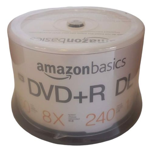Zestaw 50 płyt DVD+R DL 8,5GB (240min) szybkość 8x na Arena.pl