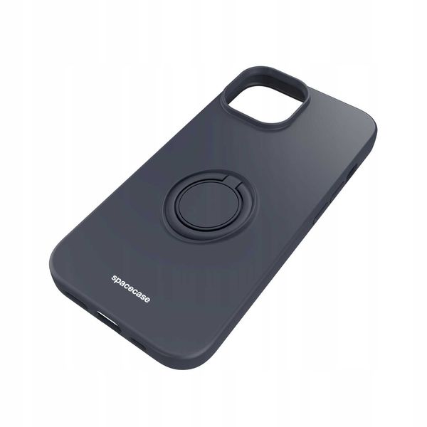 Spacecase Silicone Ring Iphone 15 Black zdjęcie 4