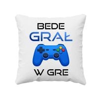 Bede grał w gre - poduszka na prezent DLA GRACZA ŚMIESZNY VIRAL MEM