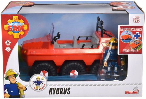 STRAŻAK SAM POJAZD HYDRUS Z FIGURKĄ ELVIS + AKCES. SAMOCHÓD TERENOWY na Arena.pl