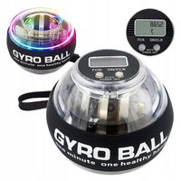 Kula Żyroskopowa Powerball do ćwiczeń nadgarstka rąk Licznik LED Ściskacz