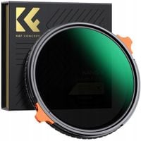 Filtr 58mm Polaryzacyjny + Szary regulowany ND4-64 Nano X K&F CPL ND4-ND64