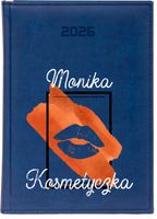 KALENDARZ A5 2026 DZIENNY terminarz z nadrukiem DLA KOSMETYCZKI + IMIĘ