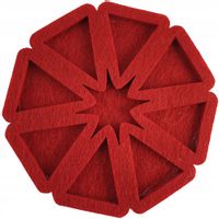 PODKŁADKA FILC PODKŁADKI 4 SZT ZESTAW POD KUBEK