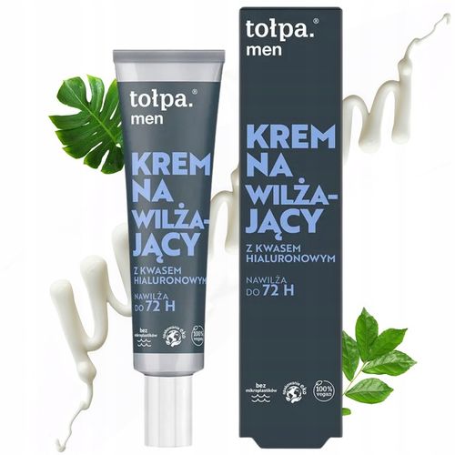 Nawilżający Krem dla Mężczyzn z Kwasem Hialuronowym Łagodzący Wydajny 40 ml na Arena.pl