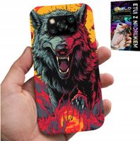 ETUI DO XIAOMI POCO X3 - WILK WILKI WATAHA SUPER WZORY CASE + SZKŁO