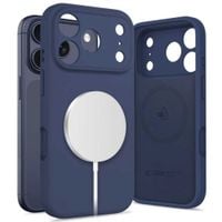 tech-protect silicone magsafe iphone 17 pro deep blue