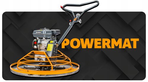 Zacieraczka spalinowa do betonu 100cm 7km + talerz do zacierania Powermat na Arena.pl