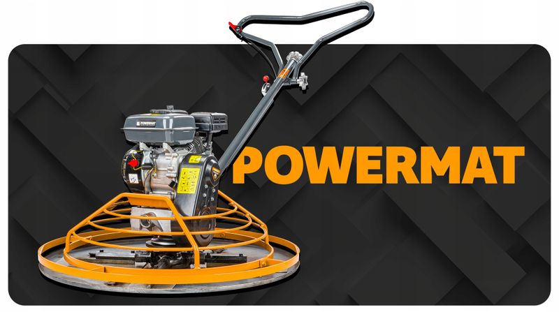 Zacieraczka spalinowa do betonu 100cm 7km + talerz do zacierania Powermat zdjęcie 2