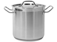 YATO GARNEK WYSOKI INDUKCJA GAZ STAL NIERDZEWNA 20X20CM 6,3L Z POKTYWĄ INOX