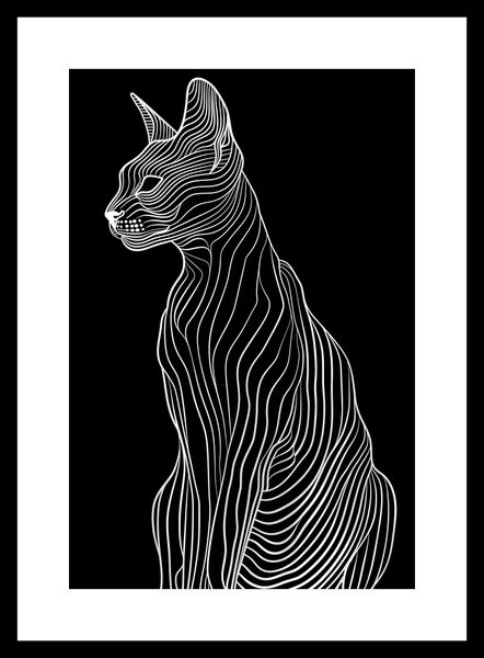 Plakat 20x30cm Minimalny Kontur zdjęcie 3