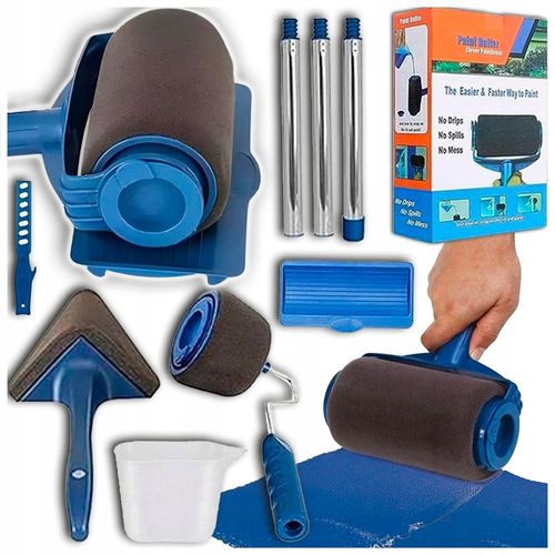 WAŁEK DO MALOWANIA SCIAN NIEKAPIĄCY UNIWERSALNY WAŁKI ZESTAW MALARSKI 5w1 na Arena.pl