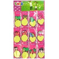 magnesy z karteczkami 12szt. A-2569