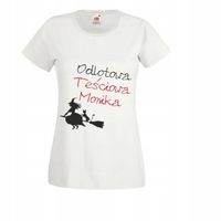 KOSZULKA ODLOTOWA TEŚCIOWA T-SHIRT Z IMIENIEM