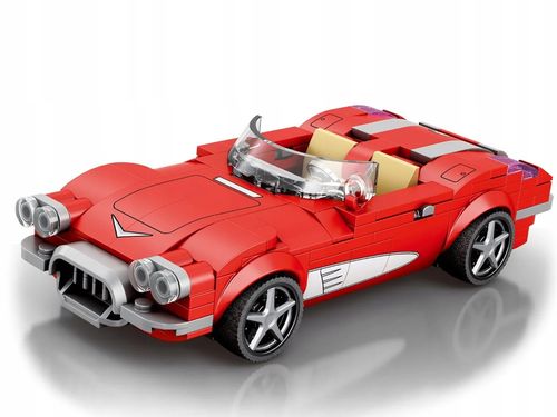 ZESTAW KLOCKI RO AUTO CZERWONE DLA DZIECI na Arena.pl