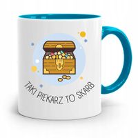 Kubek Błękitny Dla Piekarza Taki Piekarz To Skarb Z Nadrukiem Ze Zdjęciem