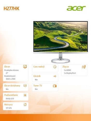 Acer 27'' H277HKsmipuz na Arena.pl