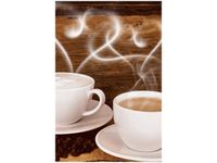 OBRAZ DWIE FILIŻANKI KAWY