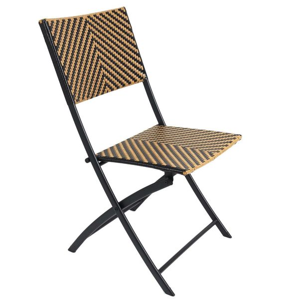 Krzesło składane Marron plecione zdjęcie 1