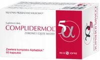 COMPLIDERMOL 5alfa przeciw wypadaniu włosów 60 kapsułek