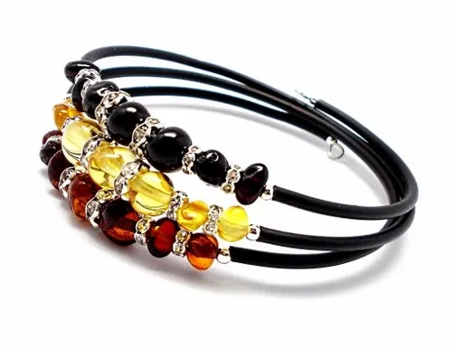 BRANSOLETKA Z BURSZTYNEM BAŁTYCKIM na Arena.pl