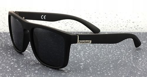 OKULARY PRZECIWSŁONECZNE MĘSKIE POLARYZACYJNE UV 400 ETUI POLARIZED CZARNE na Arena.pl