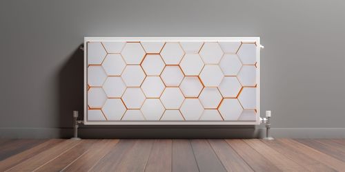 Mata MAGNETYCZNA Na Kaloryfer Heksagony Abstrakcja Efekt 3D 120cm x 60cm na Arena.pl