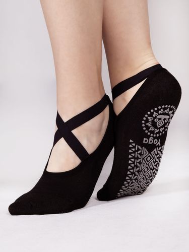 Skarpety stopki do jogi z ABS czarne i szare 2PAK 35-38 YOCLUB na Arena.pl