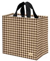 Mocna torba zakupowa - Esy-Floresy Pepitka kremowo-brązowa laminowana 24L
