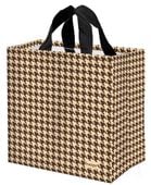 Mocna torba zakupowa - Esy-Floresy Pepitka kremowo-brązowa laminowana 24L