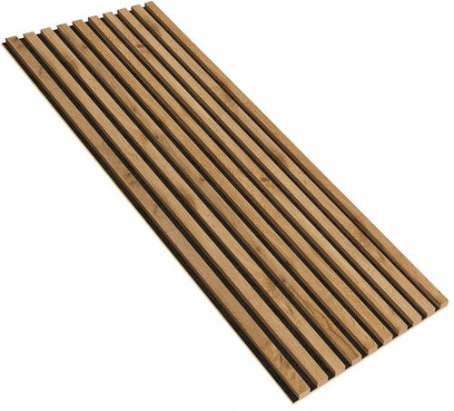 Lamele ścienne na PŁYCIE 55 x 275 cm 3D Dąb Wotan na Arena.pl